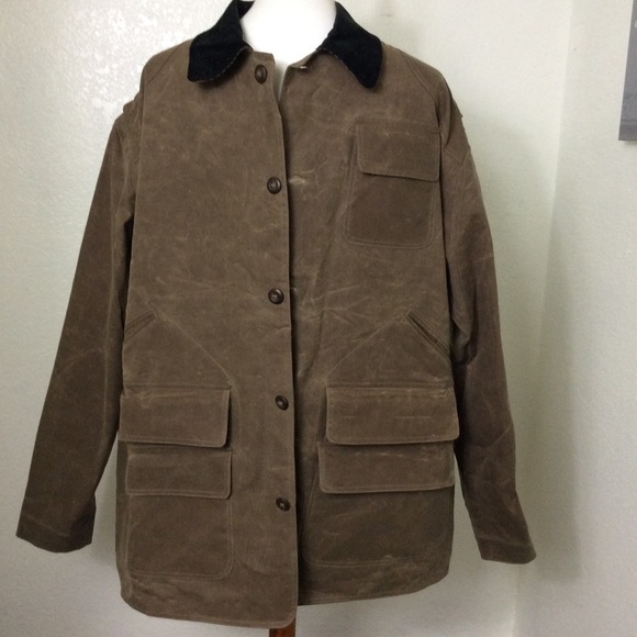 MADE IN USA Jackets & Coats Mens Hunting Waxed Oiled Hunting Cotton